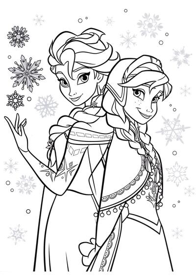 Anna, Elsa y su magia