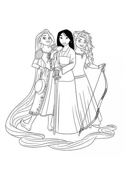Tres valientes princesas