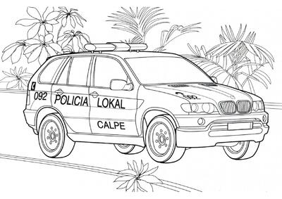 Coche de policía BMW España