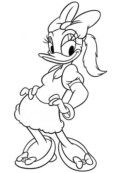 Daisy Duck se pavonea