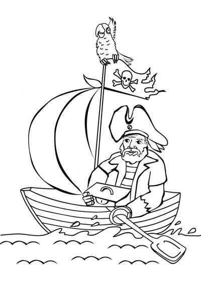 Pirata en el bote
