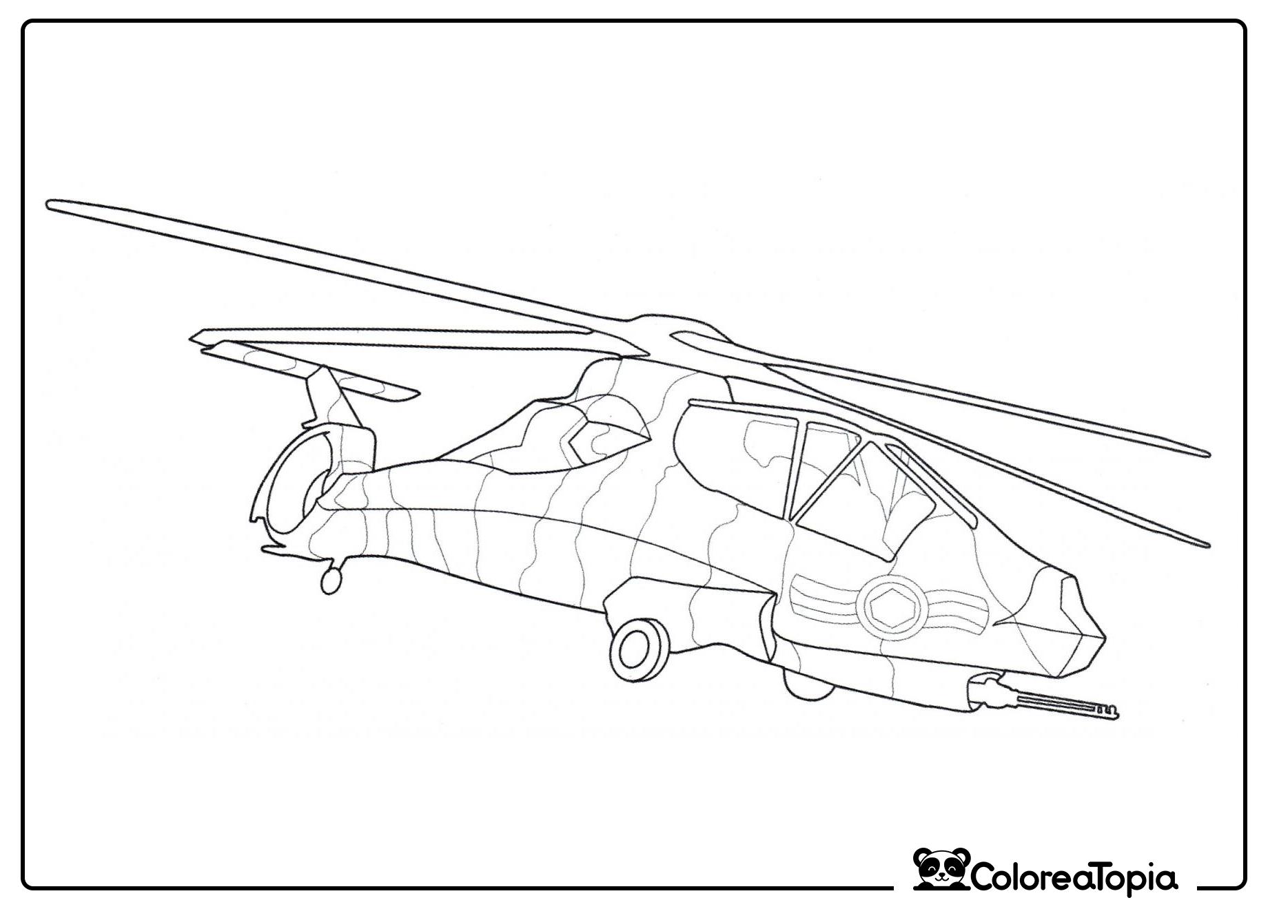 RAH-66 Comanche - dibujo para colorear