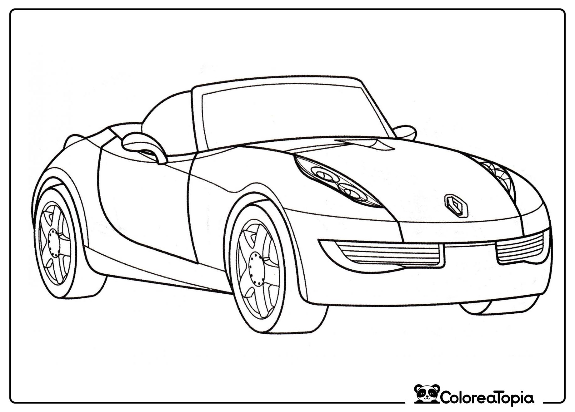 Renault Wind - dibujo para colorear