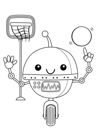 Robot con pelota