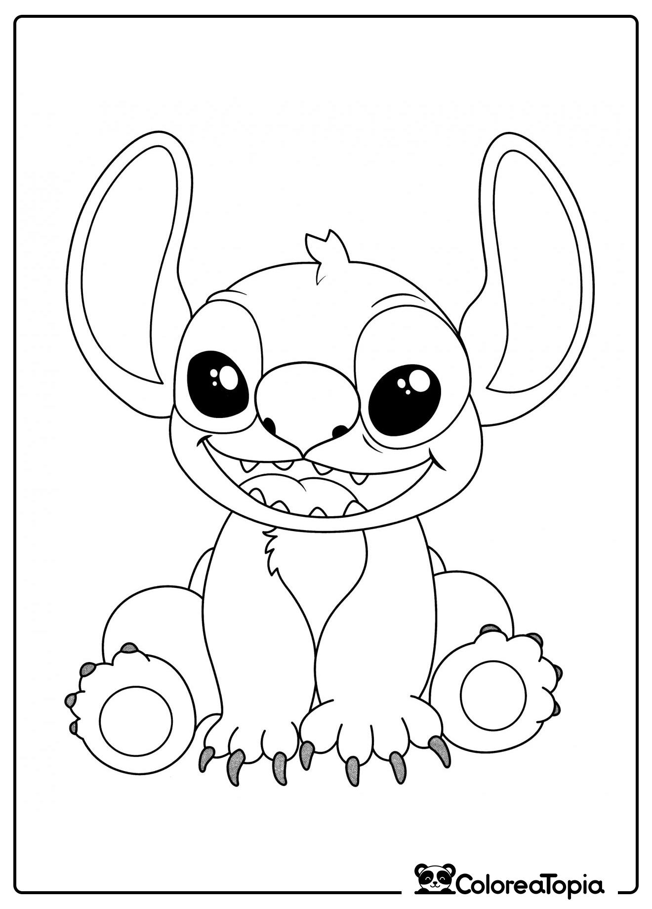 Stitch el extraterrestre - dibujo para colorear