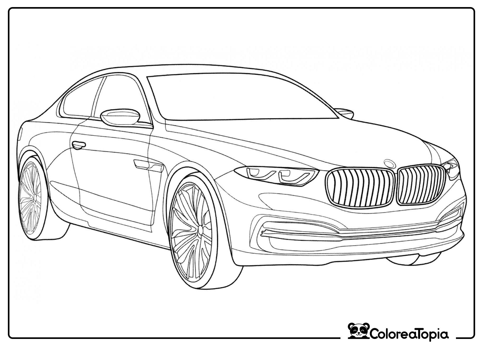 BMW Pininfarina Gran Lusso - dibujo para colorear