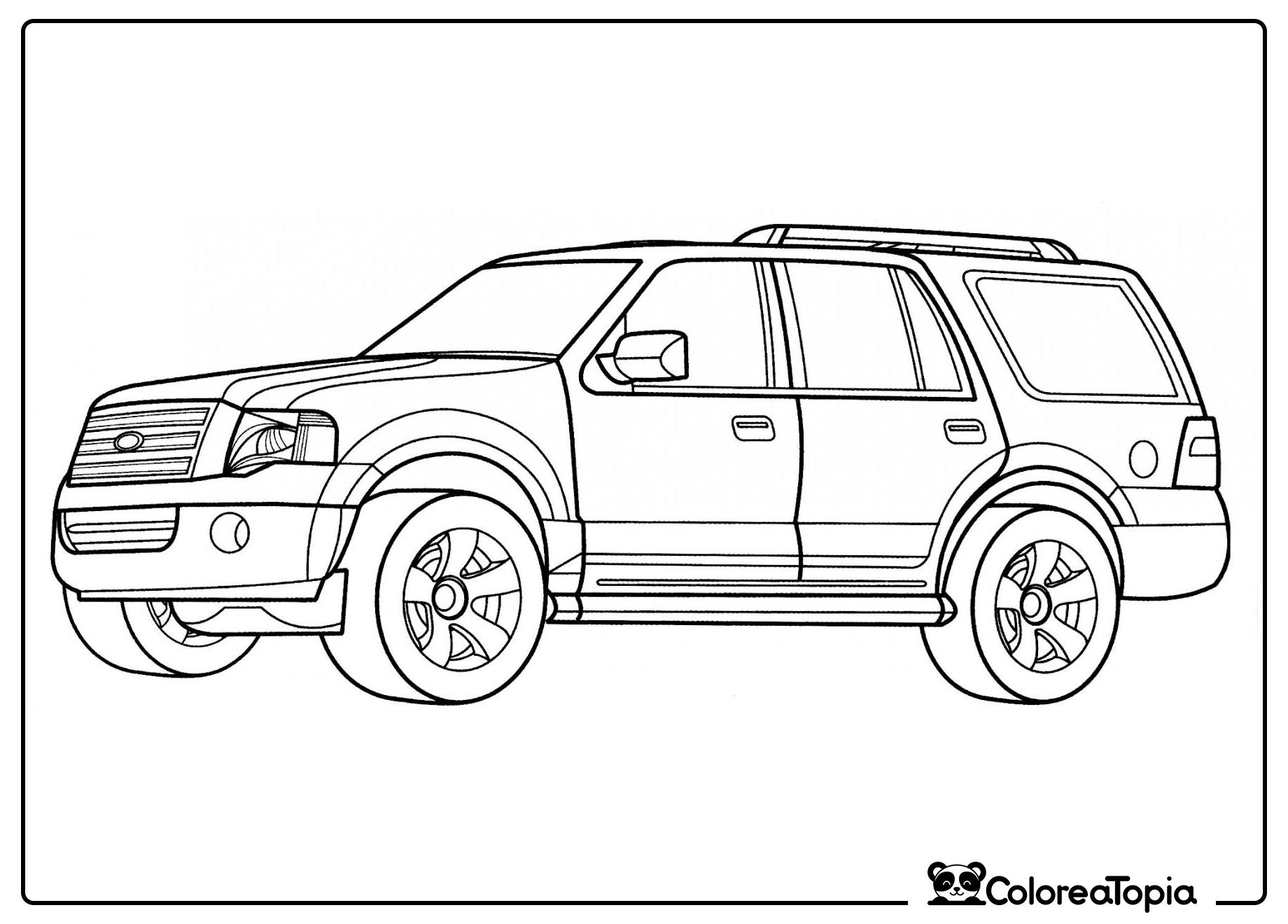 Ford Expedition - dibujo para colorear