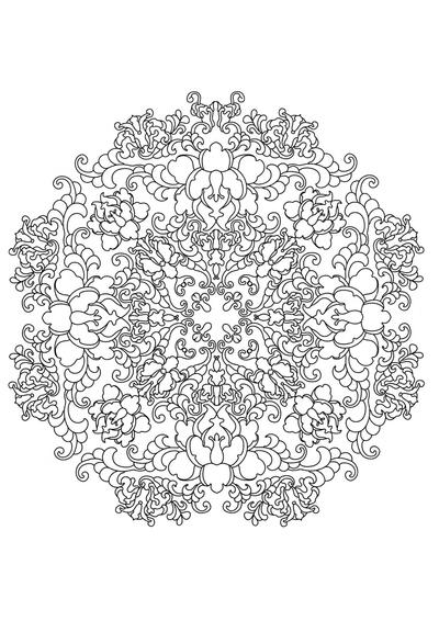 Mandala Inspiración de la naturaleza