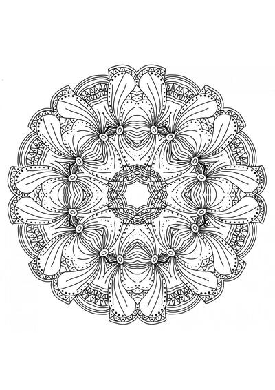 Mandala Pradera de Flores