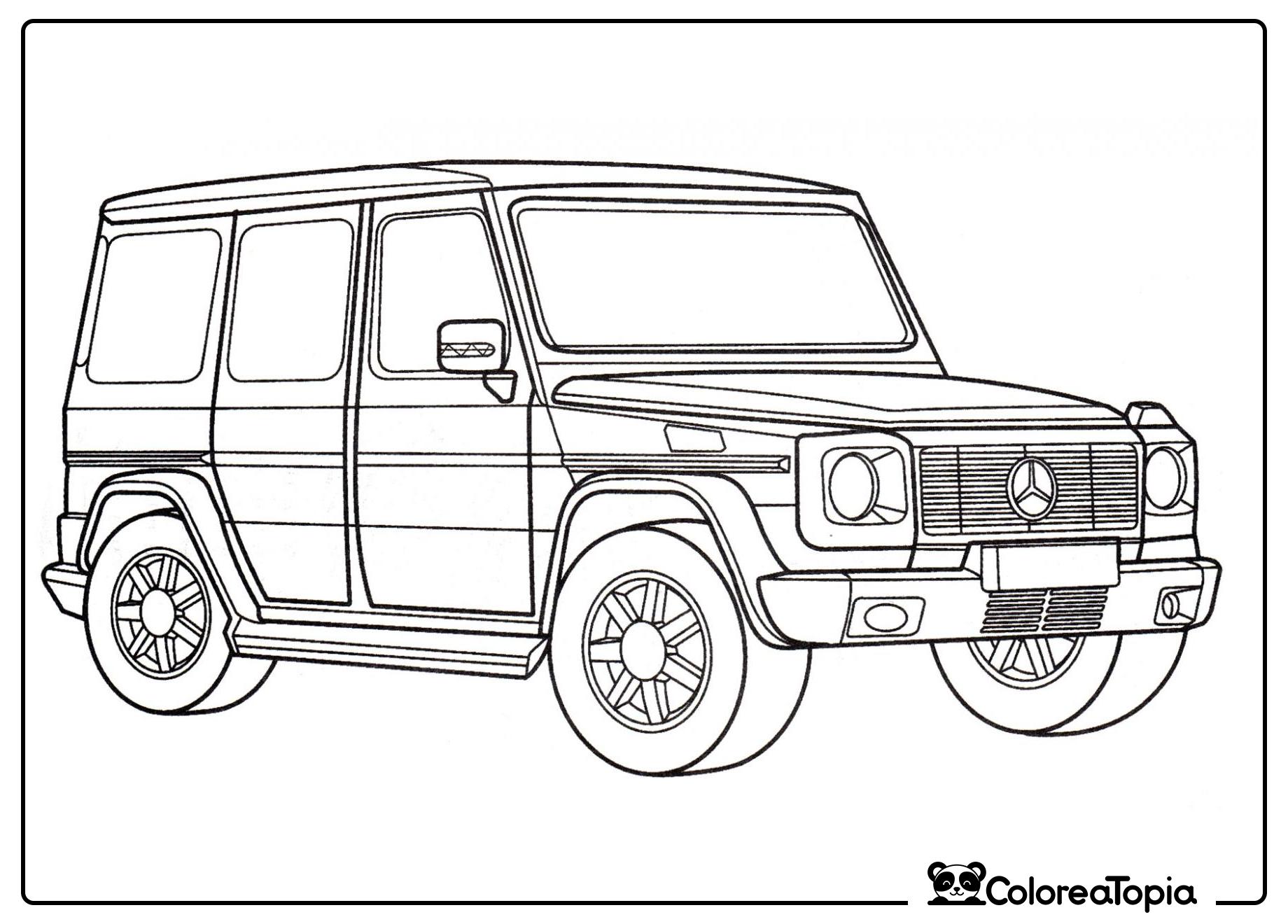 Mercedes G 55 AMG - dibujo para colorear