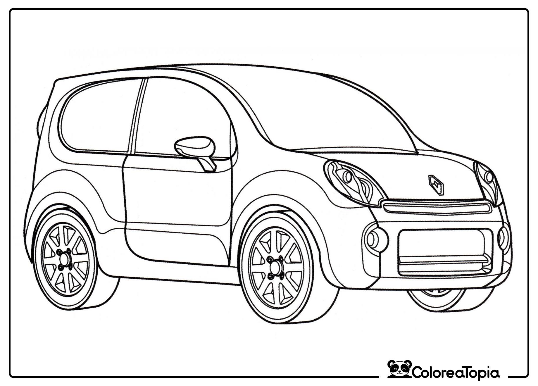 Renault Kangoo Compact - dibujo para colorear