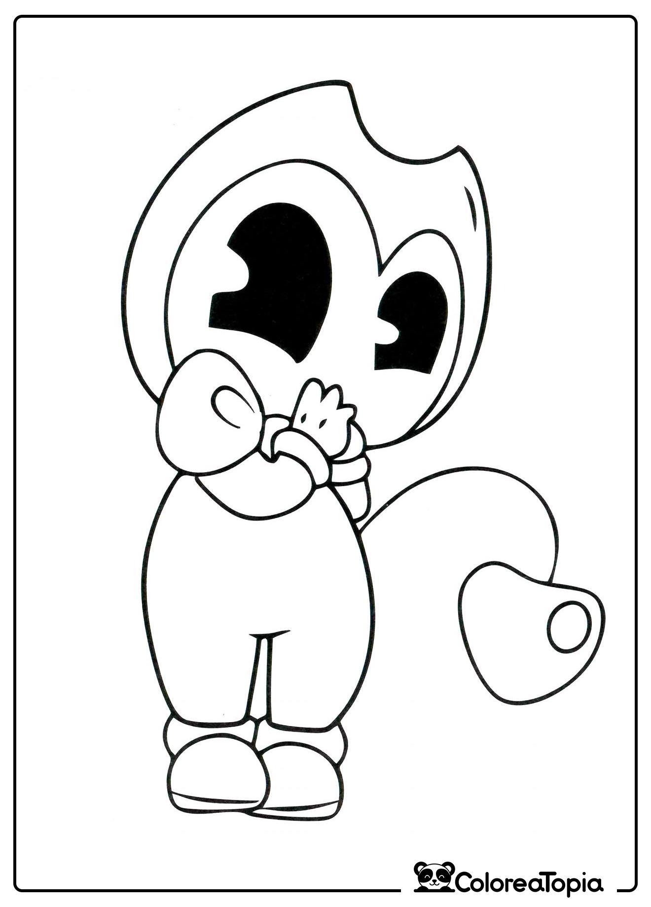 Bendy lindo - dibujo para colorear