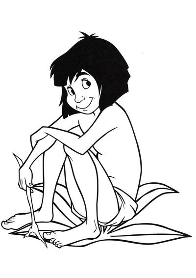 Mowgli sonriente