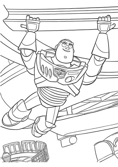 Buzz Lightyear volando