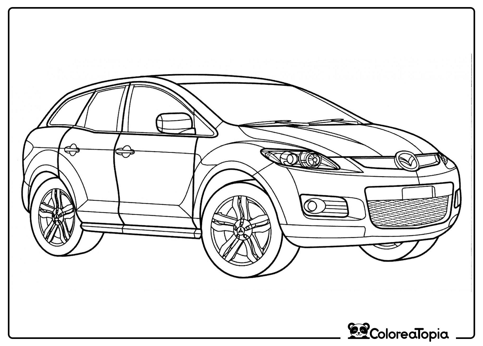 Mazda CX-7 - dibujo para colorear