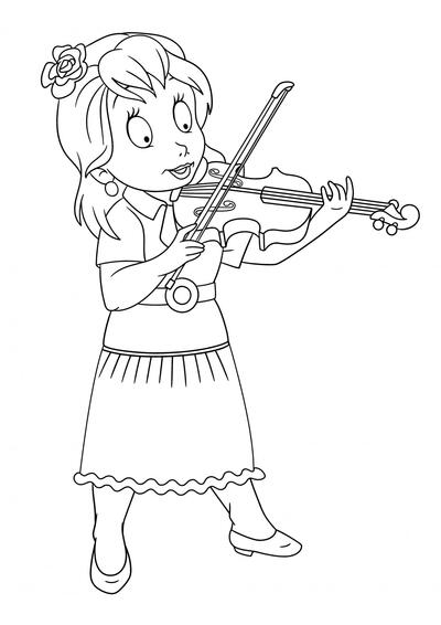 Violinista en actuación