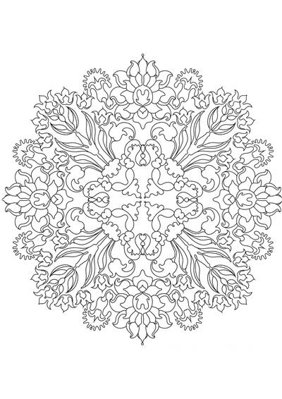 Mandala Motivos de Primavera