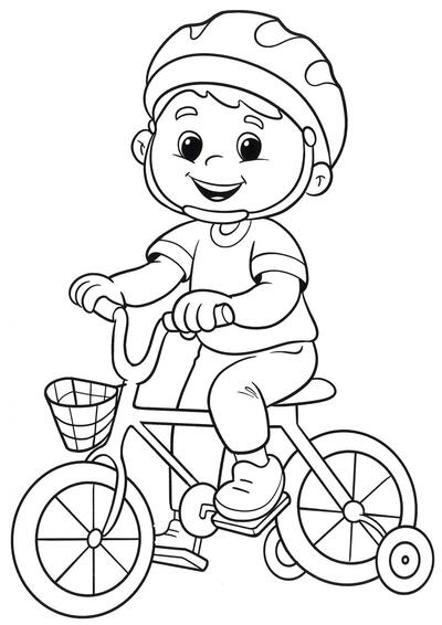 Niño en bicicleta