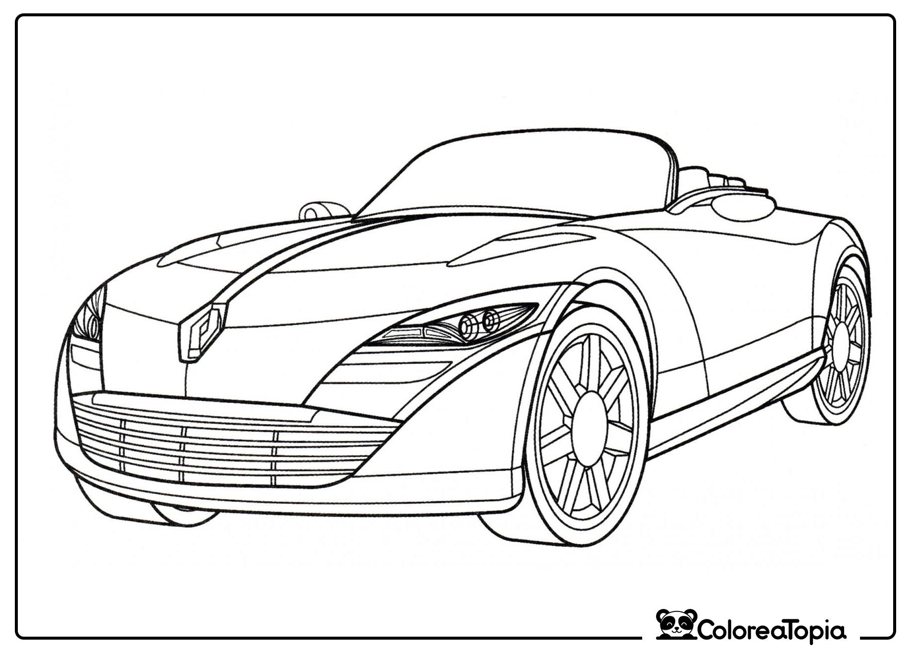 Renault Nepta - dibujo para colorear