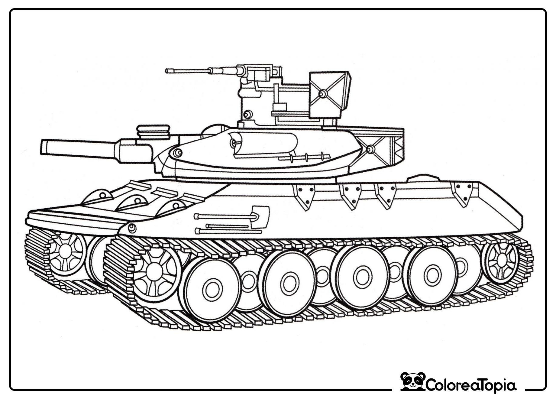 Tanque M551 Sheridan - dibujo para colorear