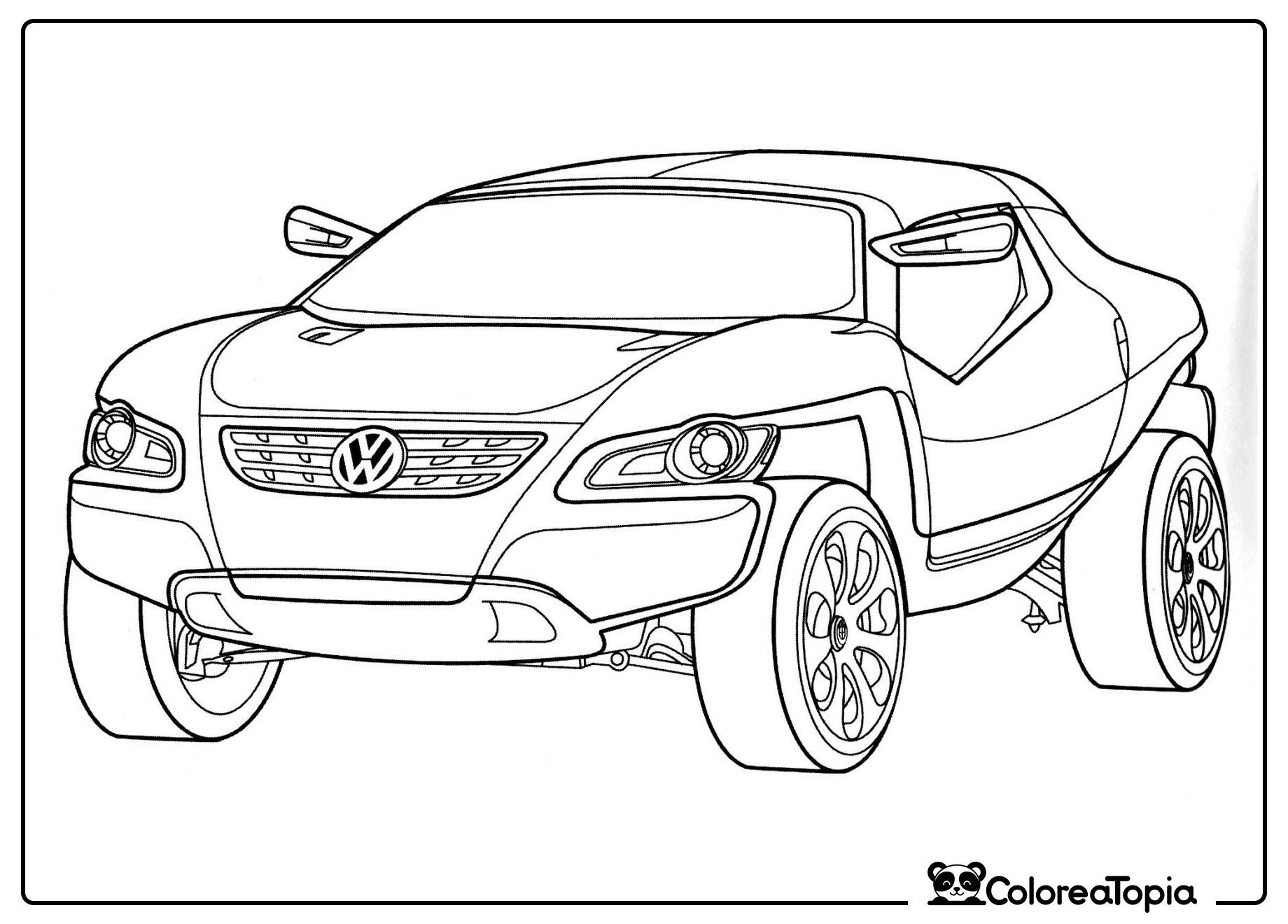 Volkswagen Concept T - dibujo para colorear